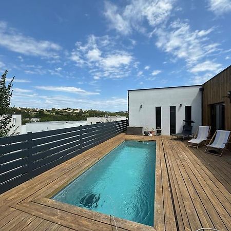 Luxury Villa With Pool And View Жувіньяк Екстер'єр фото
